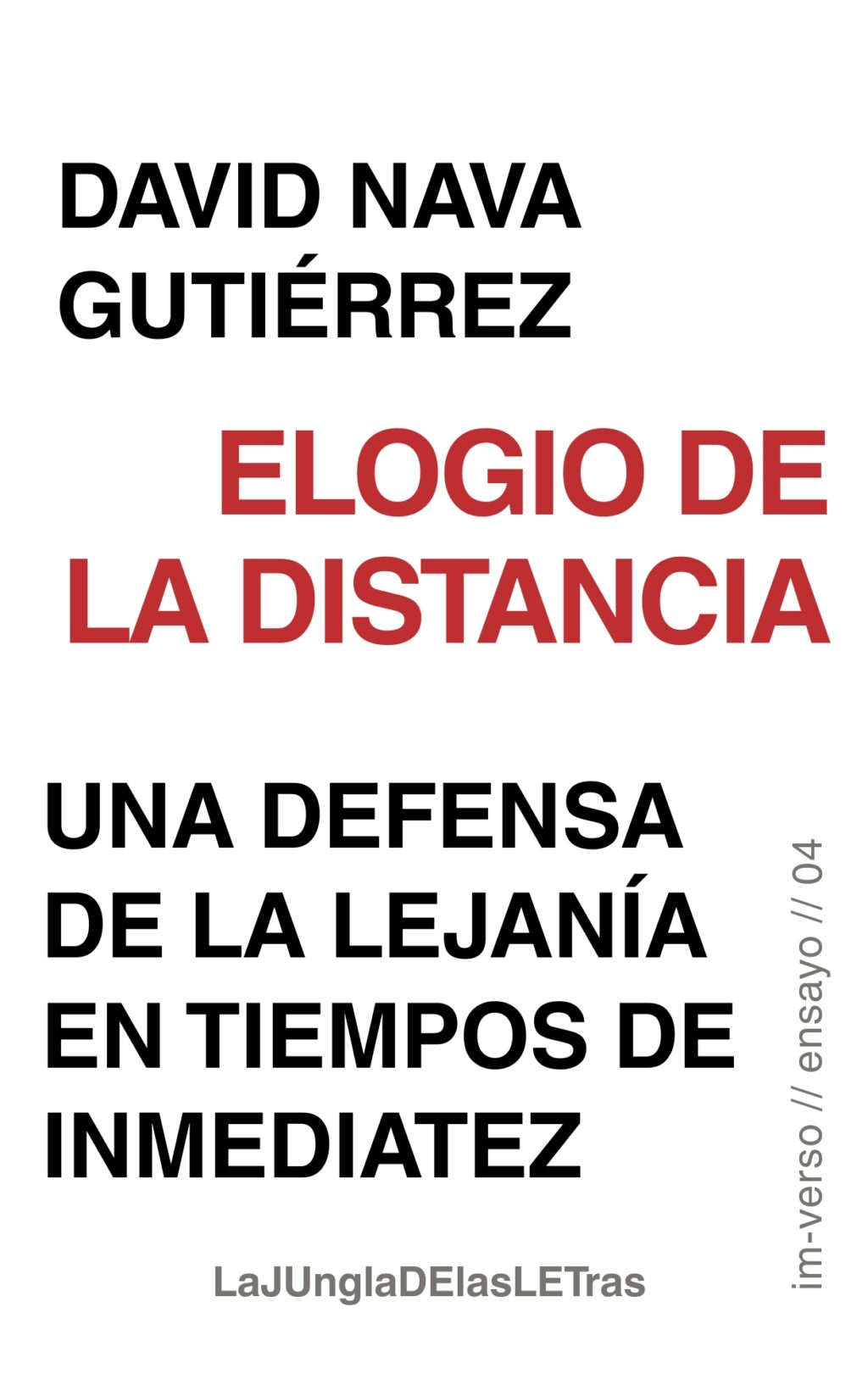 Elogio de la distancia